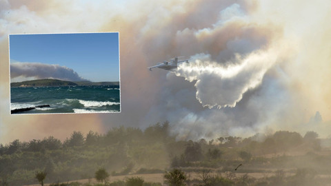 Çanakkale'de orman yangını paniği: Vatandaşlar tahliye ediliyor