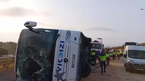 Kuzey Marmara Otoyolu'nda feci kaza! Yolcu otobüsü devrildi: Ölü ve yaralılar var