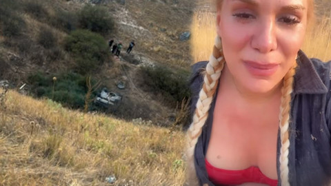 Survivor yarışmacısı Almeda Baylan trafik kazası geçirdi ölümden döndü! Takla atan araç alevler içinde kaldı!