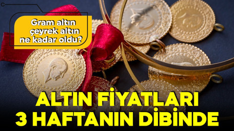 Altın fiyatlarında sert düşüş! Gram altın, çeyrek altın ne kadar oldu? İşte güncel fiyatlar!
