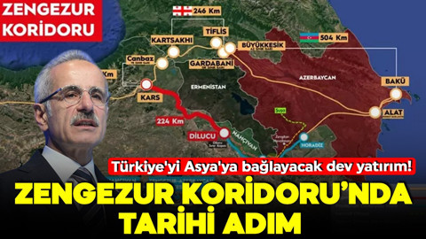 Zengezur Koridoru’nda tarihi adım! Türkiye'yi Asya'ya bağlayacak dev yatırım! İlk kazma cuma günü vurulacak