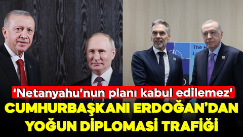 Cumhurbaşkanı Erdoğan'dan yoğun diplomasi trafiği! İki liderle kritik görüşme!