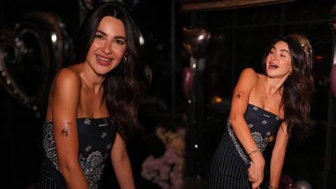 Nesrin Cavadzade leopar desenli bikinisiyle büyüledi! O karelerine beğeni yağdı