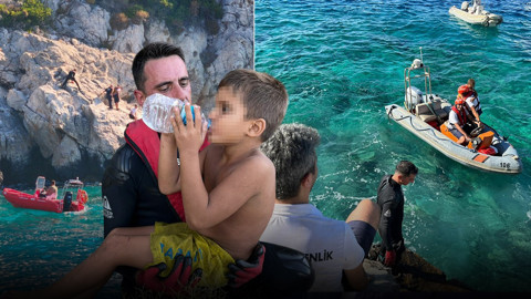 Muğla'da 12 saat sonra sevindiren haber! İHA'lar tespit etti! 2 çocuk sağ bulundu