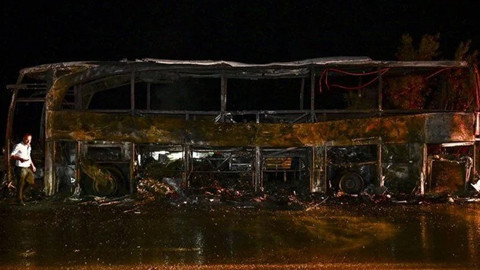 Seyir halindeyken yandı! Facianın eşiğinden dönüldü