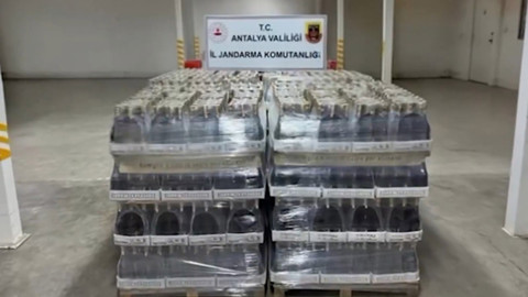 Antalya'da sahte içki operasyonu: 7 gözaltı