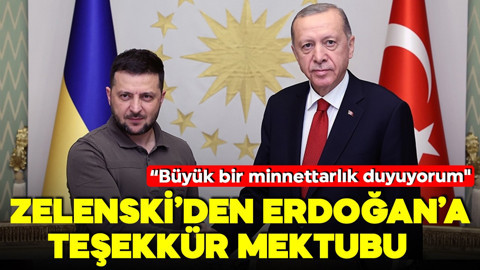 Zelenski'den Cumhurbaşkanı Erdoğan'a teşekkür: 'Bilgece sözleri için büyük bir minnettarlık duyuyorum'