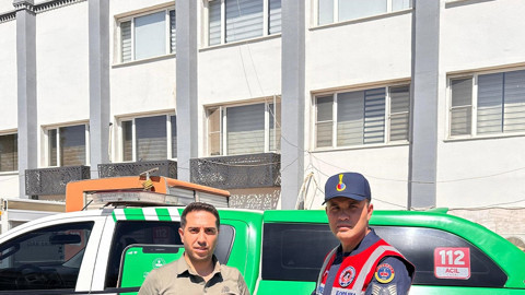 Kilis’te yol kenarında Fark edildi. Küçük bedeni bitkin düşünce hemen koruma altına alındı, tedavisi sürüyor