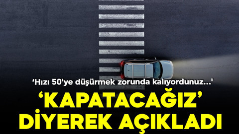 Trafikte yeni düzenleme! Bakan Uraloğlu 'Kapatacağız' diyerek açıkladı!