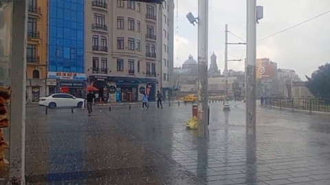 İstanbul'da yağmur sürprizi