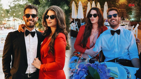 Derin Talu sevgilisiyle romantik karelerini paylaşmaya doyamadı! Yanak yanağa pozlarına beğeni yağdı