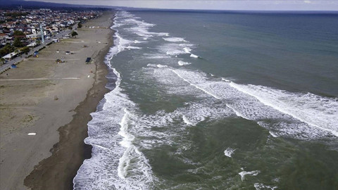 O ilde denize girişler yasaklandı