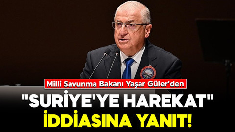 Yaşar Güler'den "Suriye'ye harekat"  iddiasına yanıt