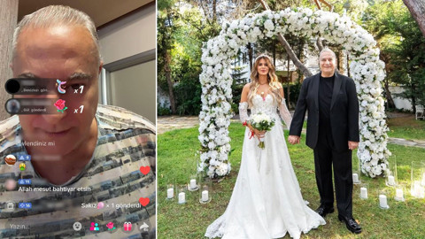 Kendisinden 42 yaş küçük sevgilisiyle evlendi! Ünlü şovmen Mehmet Ali Erbil'den şoke eden hareket geldi! Düğün sabahı TikTok'ta takı topladı