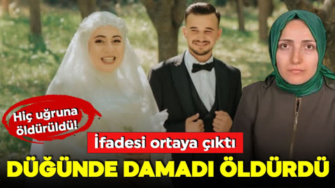 Düğünde damadı öldürdü: İfadesi ortaya çıktı