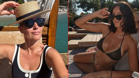 Boşanma sonrası Pelin Akil'den cesur tatil paylaşımı! Bikinili pozlarıyla sosyal medyayı salladı