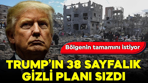 Trump'ın 38 sayfalık skandal planı sızdı! Washington Post: Filistinlilerin tamamı gönderilecek