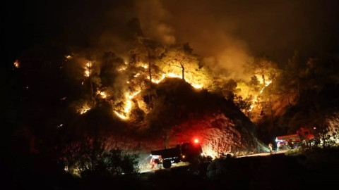 Denizli'de orman yangınının 4'üncü günü! Alevler köylere dayandı, tahliyeler başladı
