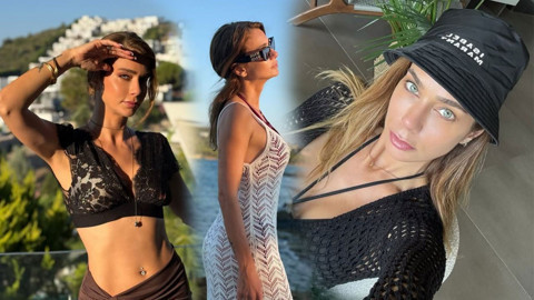 Çiğdem Batur'dan cesur tatil paylaşımı! Bikinili pozları sosyal medyayı salladı, formda fiziği dikkat çekti
