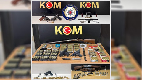 Muğla’da silah operasyonu: Çok sayıda mermi ele geçirildi