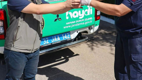 Isparta’da devriye sırasında fark edildi, ekipler hemen teslim etti