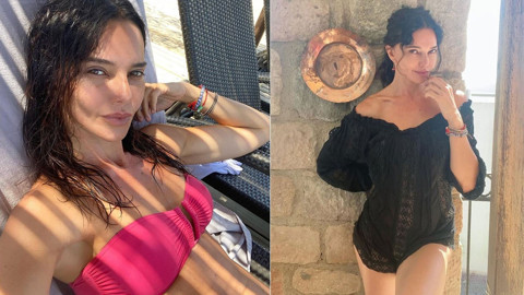 51 yaşındaki Hande Ataizi'nden iddialı tatil paylaşımı! Bikinili pozuyla büyük beğeni topladı