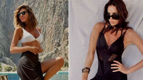 Güzide Duran tekne tatilinden paylaştı! Beyaz bikinisiyle verdiği pozlar mest etti