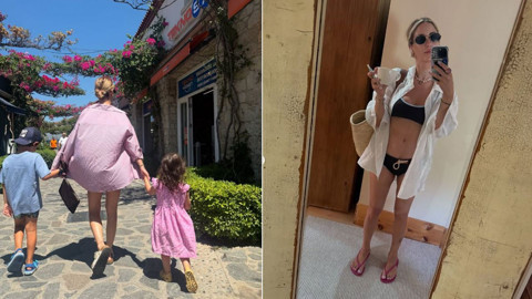 Hazal Kaya'dan yaza veda paylaşımı! Tatil pozlarıyla sosyal medyayı salladı