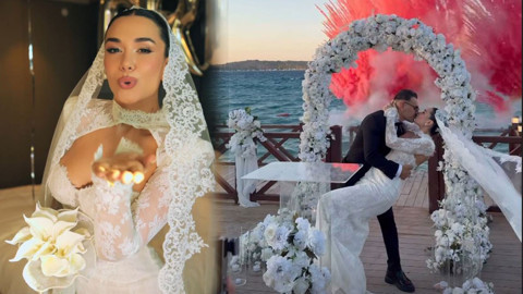 Survivor eski yarışmacısı Kardeniz Kılıç evlendi! İşte düğününden ilk kareler