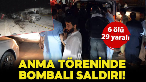 Pakistan’da anma törenine bombalı saldırı: 6 ölü, 29 yaralı