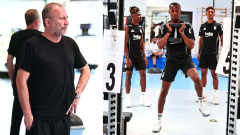 Beşiktaş’ta Başakşehir maçı için kuvvet çalıştı