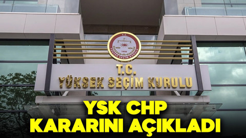 YSK'dan CHP'ye bir kabul bir ret
