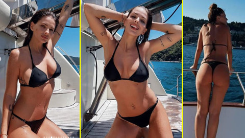 Galatasaray'ın yıldızı Icardi, güzel sevgilisi China'nın sütyensiz anlarını paylaştı görenler şaştı kaldı