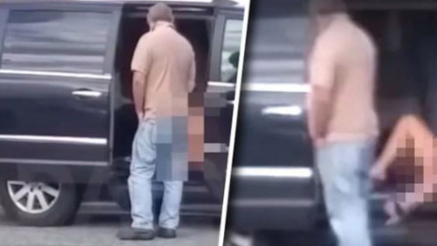 Lüks araçta genç kadından skandal hareket! Erkeği önüne perdeleyip mastürbasyon yaptı