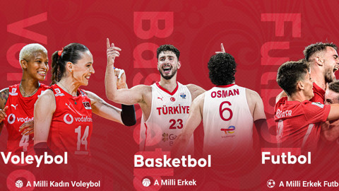 Futbol, basketbol ve voleybolda zafer haftası! Milli Takımlar, Türk milletini gururlandırdı