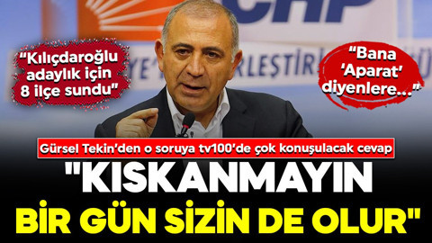 Gürsel Tekin'den tv100’e özel açıklamalar! O soruya çok konuşulacak cevap: "Kıskanmayın bir gün sizin de olur"