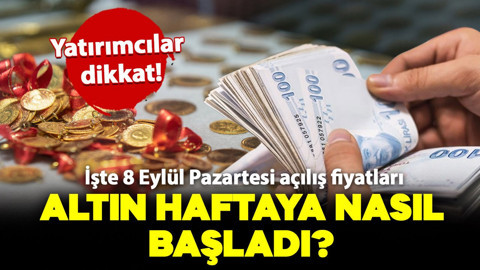 Altın haftaya nasıl başladı? Çeyrek altın ve yarım ne kadar? İşte fiyatlar