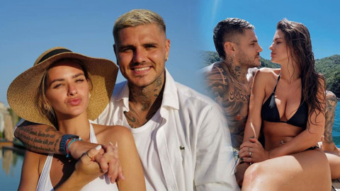 Boğaz'da aşka geldiler! Galatasaray'ın yıldız futbolcusu Mauro Icardi ve sevgilisi China Suarez'den romantik paylaşım!