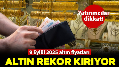Altından rekor üstüne rekor! 9 Eylül gram altın, çeyrek altın ne kadar oldu? İşte güncel fiyatlar