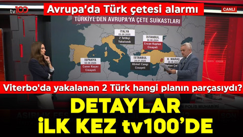 Avrupa'da Türk çetesi alarmı! Viterbo'da yakalanan 2 Türk hangi planın parçasıydı? Uzman Polis Muhabiri Devrim Tosunoğlu ilk kez tv100'de açıkladı