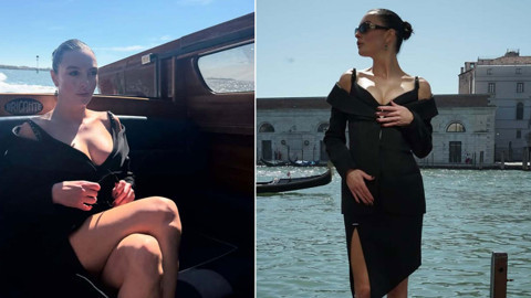 Venedik pozlarıyla sosyal medyayı sallamıştı! Güzel oyuncu Melis Sezen aşkın tarifini verdi