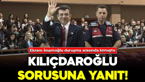 Ekrem İmamoğlu'ndan Kılıçdaroğlu sorusuna yanıt!
