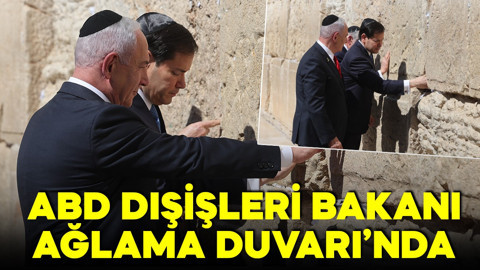 ABD Dışişleri Bakanı'ndan İsrail ziyareti! Netanyahu ile Ağlama Duvarı'na gitti