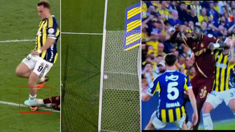 Fenerbahçe- Trabzonspor maçında tartışmalı pozisyonlar! Top çizgiyi geçti mi, Onuachu'nun golünde faul var mı? Hakemler kararını verdi