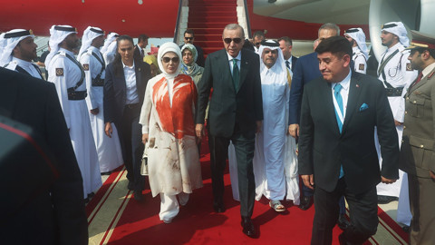Cumhurbaşkanı Erdoğan, Katar’da!