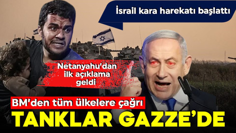 İsrail Gazze’ye kara harekatı başlattı! Tanklar kent merkezinde