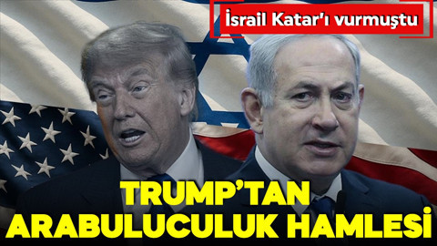 İsrail Katar'a saldırı düzenlemişti! Trump'tan arabuluculuk hamlesi geldi