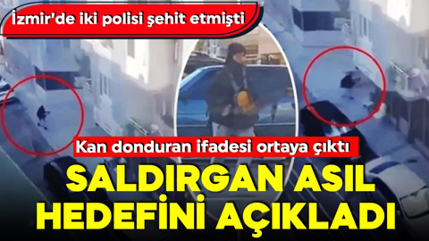 İzmir'de iki polisi şehit etmişti! Saldırgan ifadesinde asıl hedefini açıkladı! Silahla böyle tanışmış!
