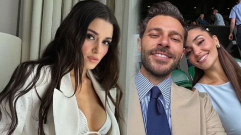 Hakan Sabancı ile ayrılan Hande Erçel'den kas şov! Banyo sonrası ayna pozunu paylaştı