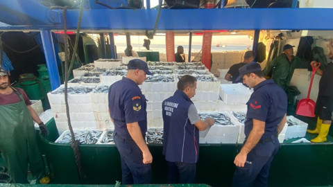 Aydın'da balıkçılar birer birer denetlendi! Aykırılık tespit edilen noktalar idari ceza uygulandı